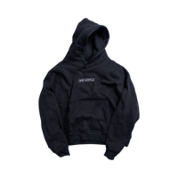 308 BLACK STAPLE HOODIE