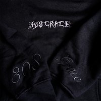 308 BLACK STAPLE HOODIE